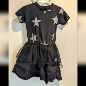 Nununu magical star tulle dress size 3/4